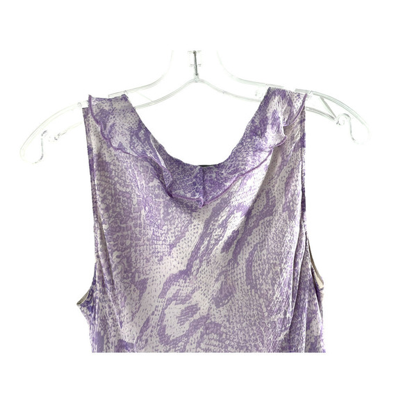 𝅺saks FIFTH AVENUE 100% SILK LAVENDER DRESS - Picture 3 of 7